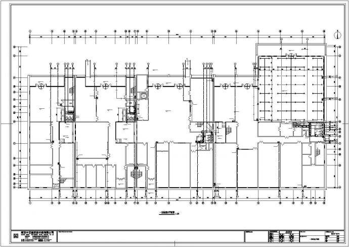 某单位四层砖混结构办公楼给排水消防设计图_图1