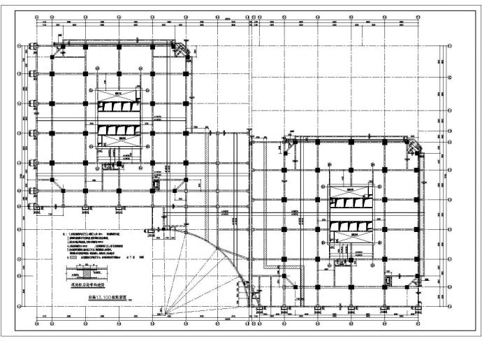 某地二十八层（带地下室）框筒结构办公楼结构方案图_图1
