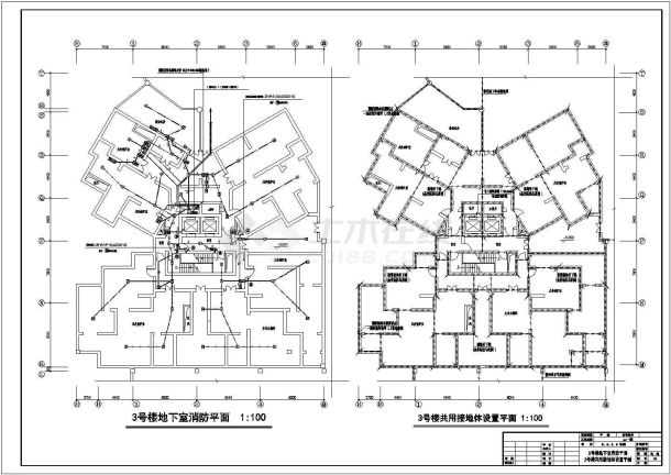 一类高层住宅楼电气施工图纸