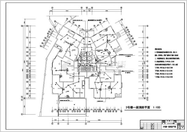 一类高层住宅楼电气施工图纸