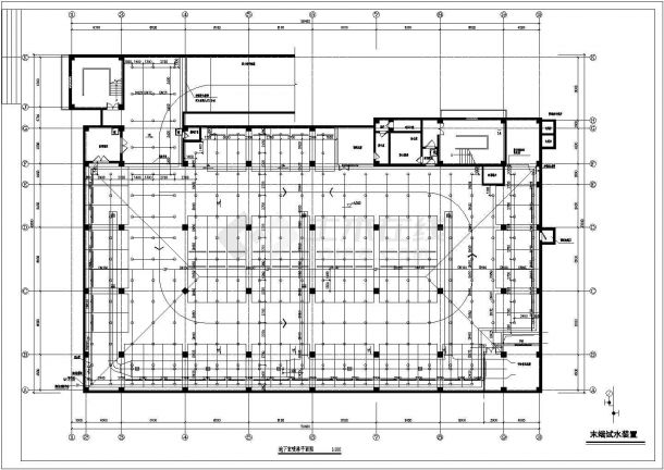 某地上三层会所建筑给排水施工图纸-图一