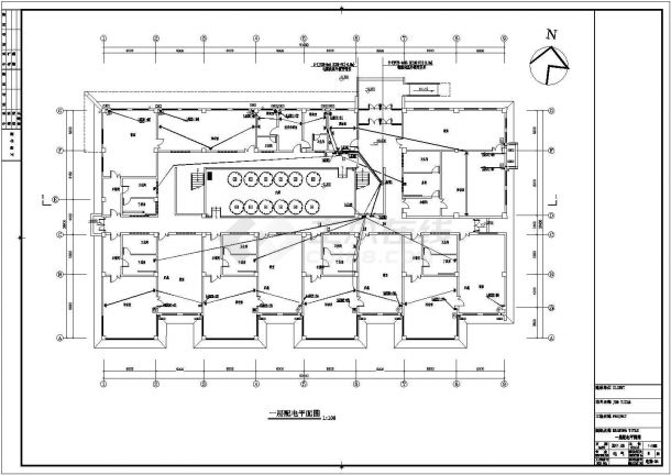[登封]三层幼儿园电气施工图纸-图二