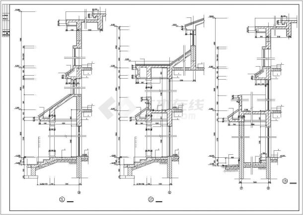 东方花园别墅全套CAD平面布置参考图-图二