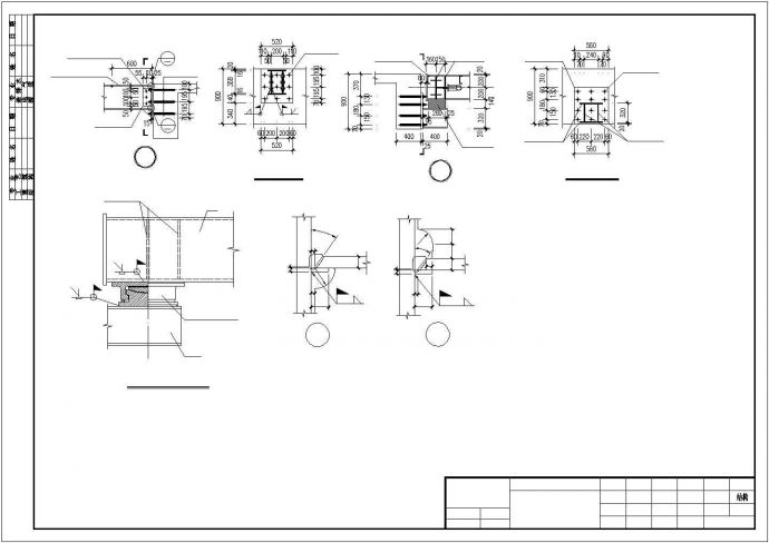 8度区多层钢框架连廊结构施工图_图1