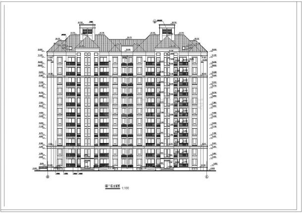 某地11层剪力墙结构住宅楼建筑及结构设计施工图-图二