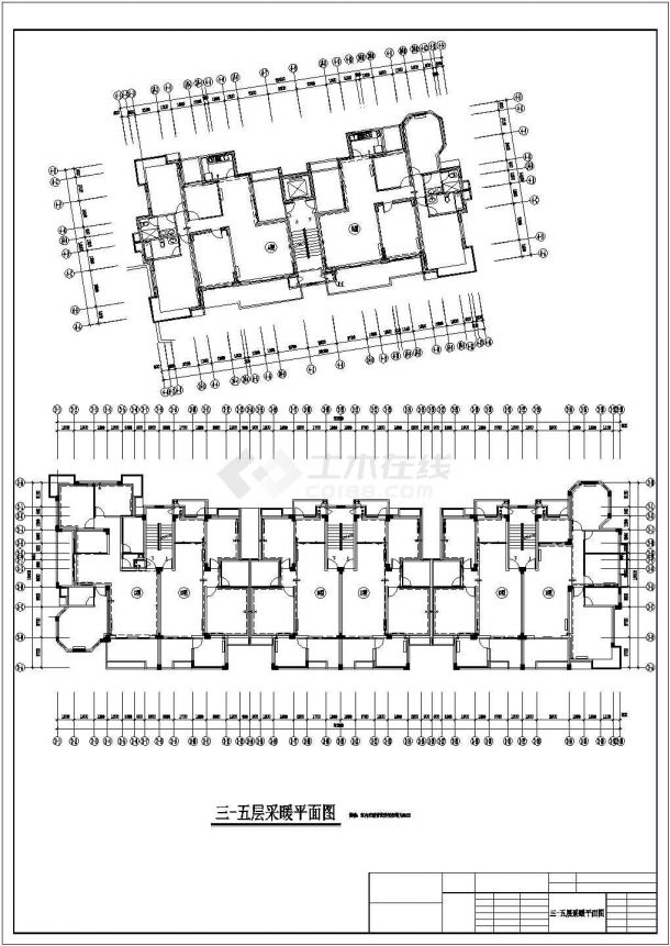 六层住宅集中供热系统-图一