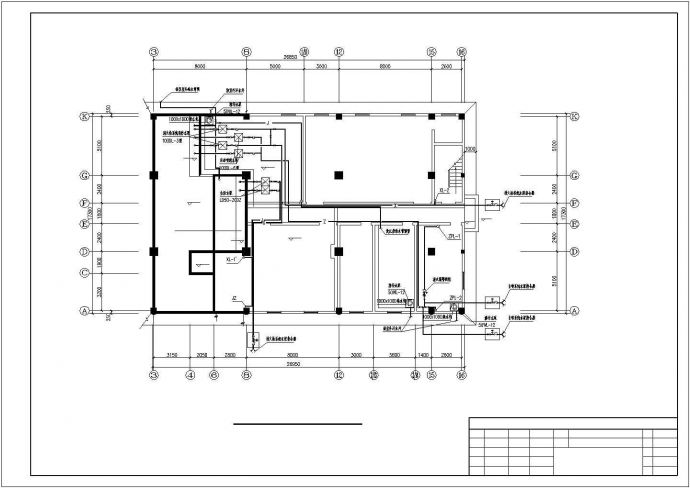 九层综合楼建筑给排水CAD图_图1