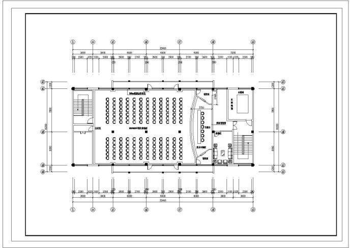 某市广电大厦全套cad建筑图纸_图1