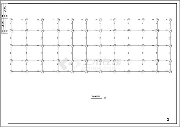 山东某服务区加油站网架结构设计施工图纸-图二