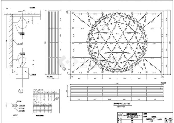 使用SFCAD2000软件设计的网架小穹顶-图二