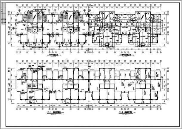 某地十二层（带地下室）剪力墙结构住宅结构施工图-图二