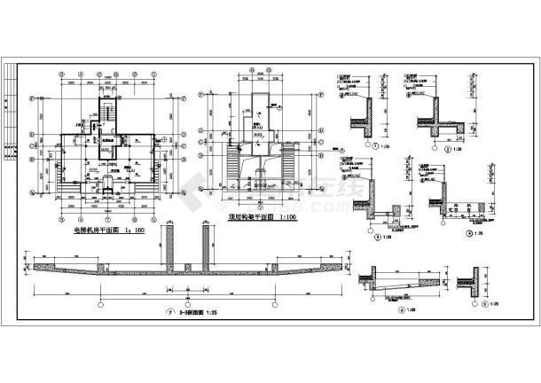 精美花园住宅楼设计规划CAD平面图-图一