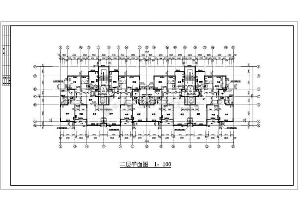 精美花园住宅楼设计规划CAD平面图-图二