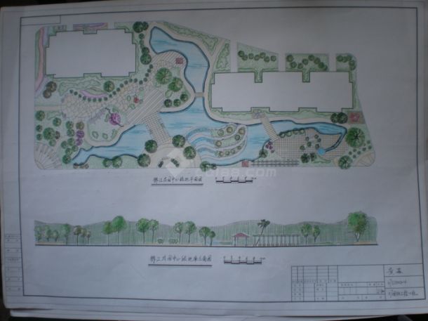 小区花园景观设计平面1-图一