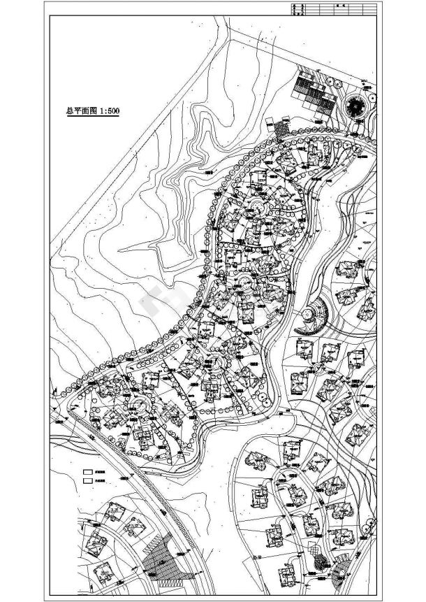 某高档别墅建筑规划设计图-图一