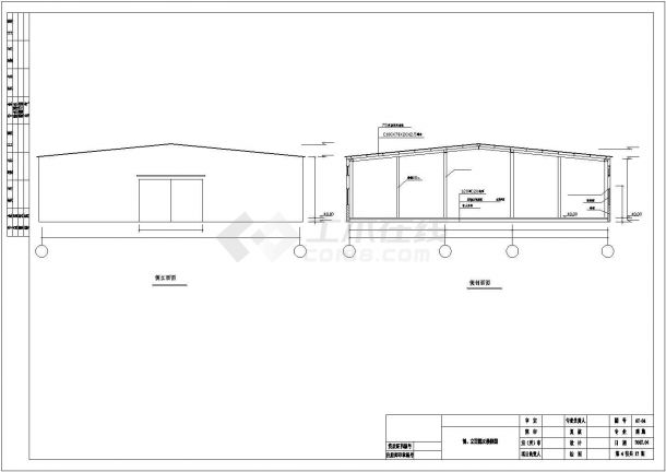 某地区24米跨厂房轻钢结构设计施工图-图二