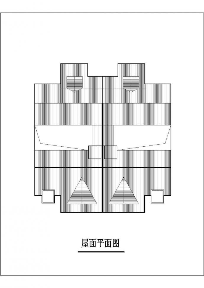 某三层独栋别墅建筑设计方案CAD图_图1