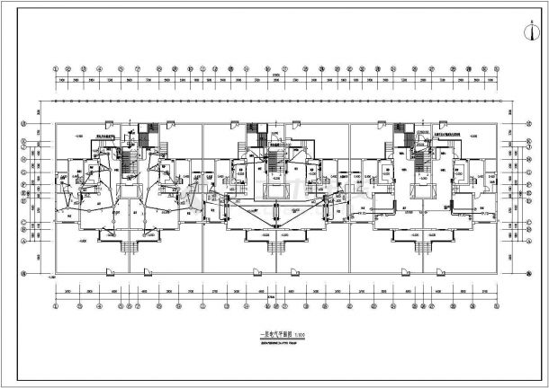一栋11+1层住宅楼电气设计施工图-图二