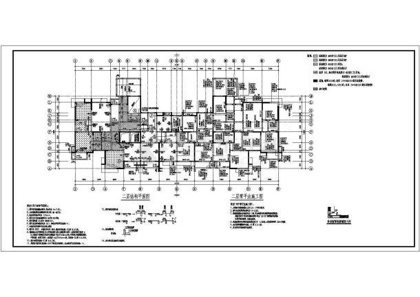 某16层剪力墙住宅楼结构设计施工图-图一