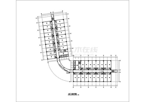 小县城酒楼建筑设计CAD方案图-图一