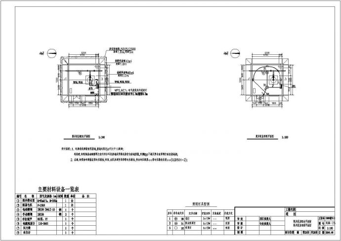 某水厂10kv配电室电气设计施工图_图1