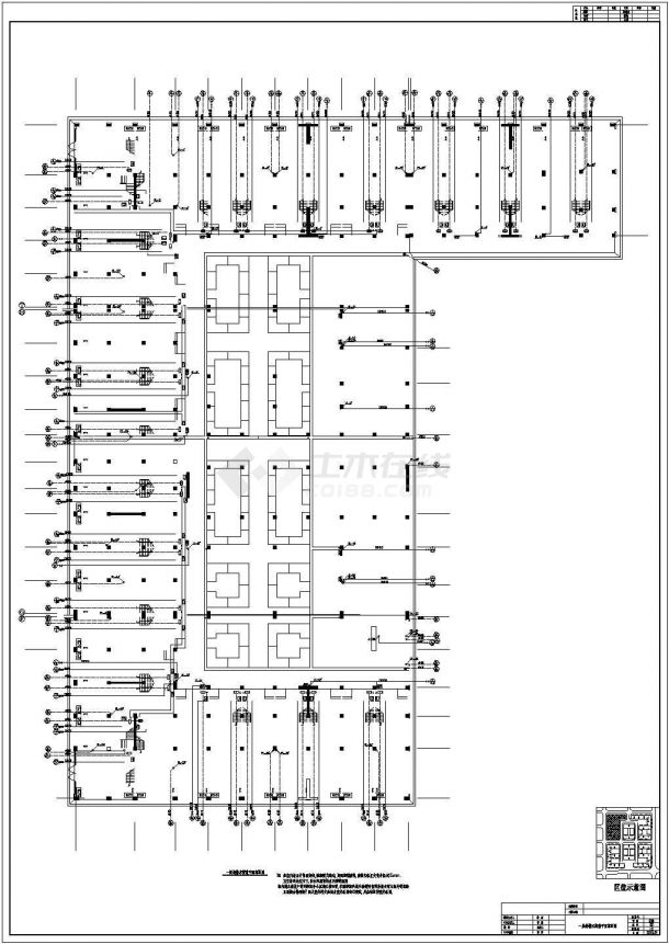 娄底某小区六层住宅楼给排水施工图-图一