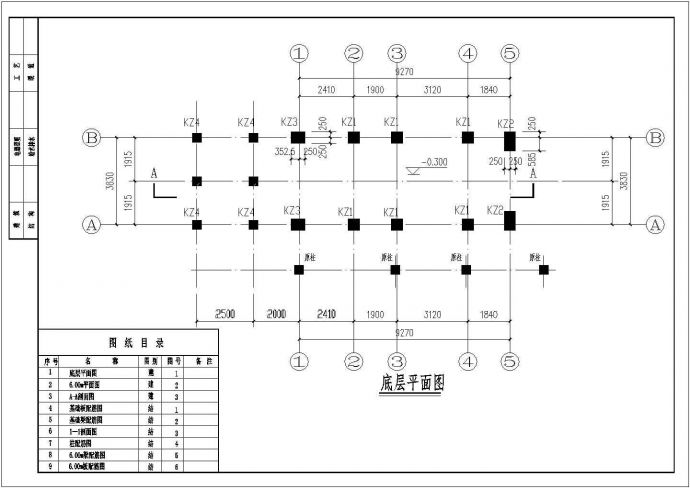 某地单层框架结构锅炉房建筑结构设计方案图_图1