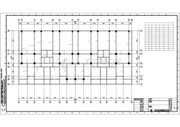 高层剪力墙结构布置CAD参考图-图二