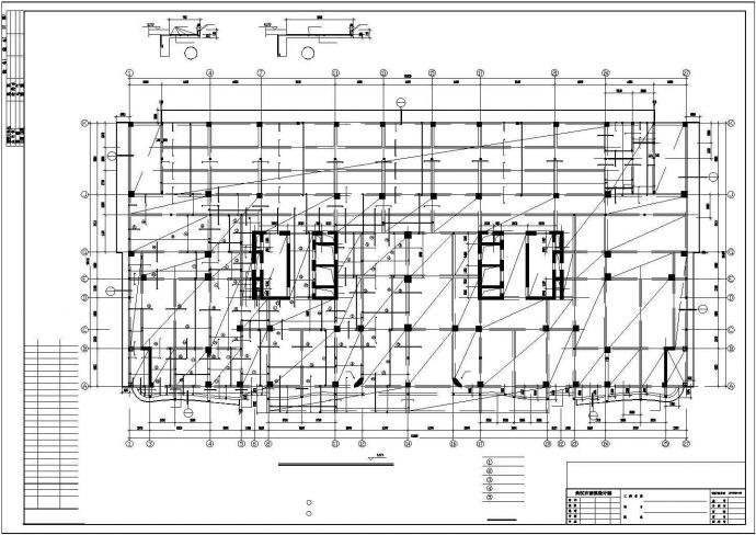 某22层商住综合办公楼结构设计图_图1