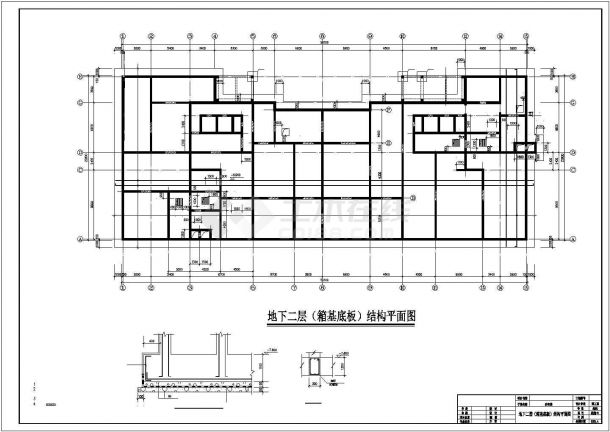 兰州某29层剪力墙带地下室住宅楼结构施工图-图一