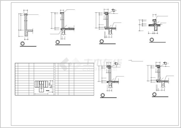 某5层宿舍楼结构建筑施工图-图一