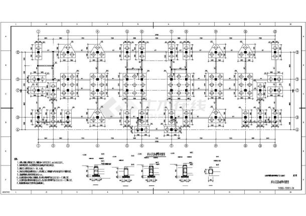 某地多层生产办公楼结构设计施工图-图二