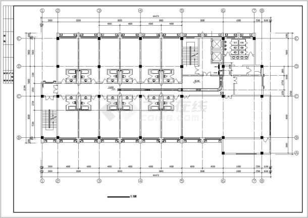 宾馆酒店建筑消防防排烟系统设计施工图-图二