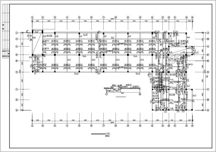 某框架结构商务楼建筑及结构施工图_图1