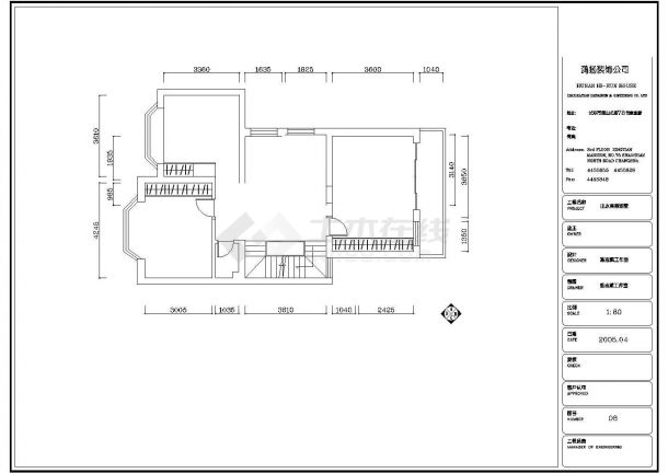长沙某地三层别墅装饰设计施工图（豪华欧式风格）-图二
