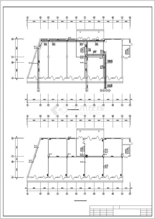 [云南]综合楼水暖设计施工图纸（商业娱乐办公酒店）-图二