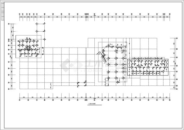某商场地下车库CAD规划设计参考图-图二
