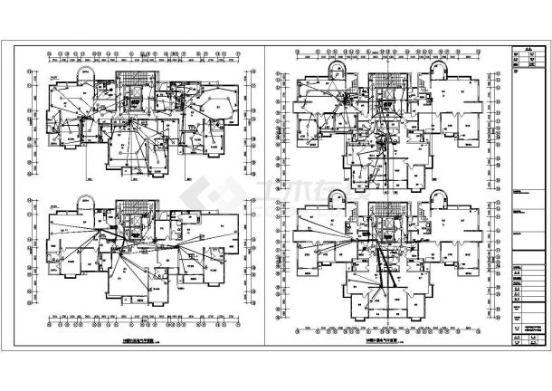 某二十二层综合楼电气设计图纸-图二
