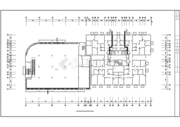 17层商业住宅项目散热器采暖系统设计施工图-图一