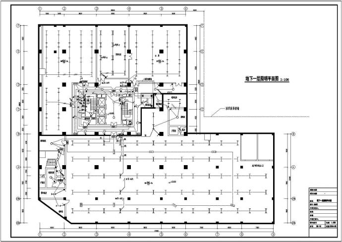 高层大厦CAD电气施工参考详图_图1
