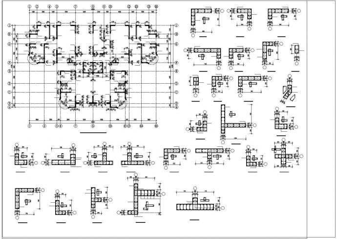 江苏地区某27层住宅楼结构设计图纸_图1