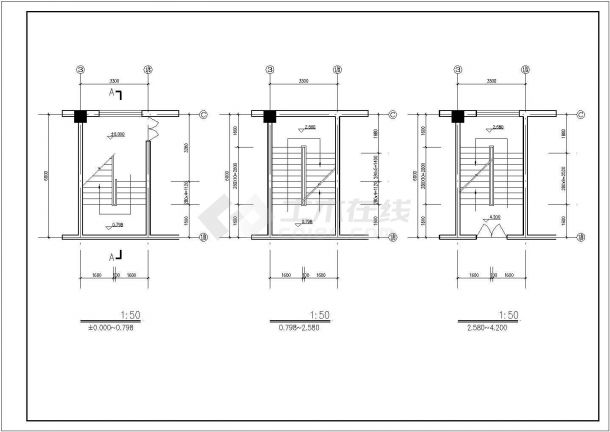 白银商务综合楼全套建筑图纸-图一