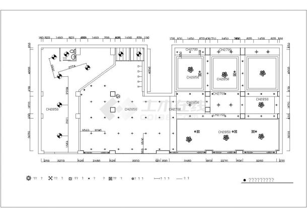 某地酒店设计建筑施工图（共15张）-图二