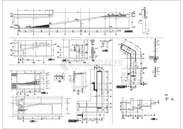 南方高层住宅人防地下室结构设计施工图-图二