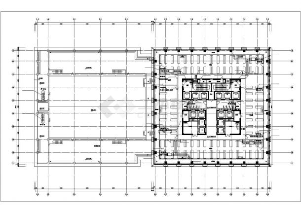 ][辽宁]超高层办公楼暖通全套系统设计施工图-图一