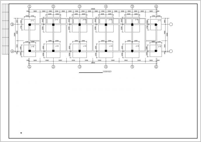 某六层宿舍结构设计施工CAD参考图_图1