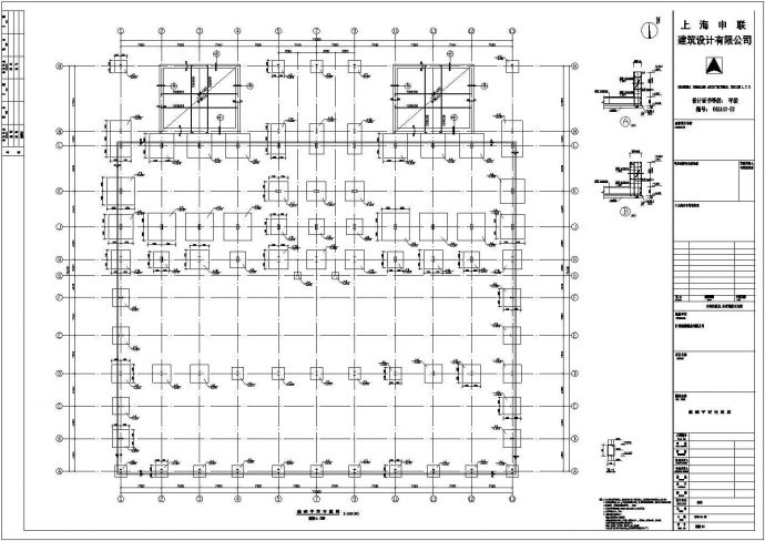 江苏某5层钢框架厂房结构施工图纸_图1