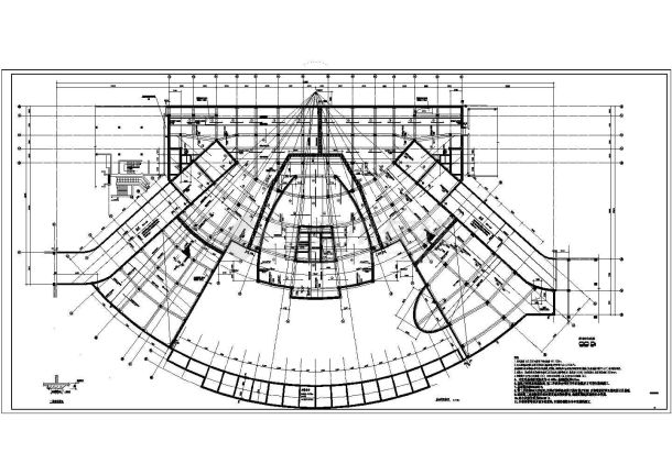 北京九层框剪结构会所结构施工图（带地下室）-图一