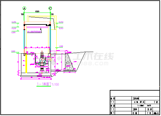泵站泵房配电房设计图(小而精)-图二