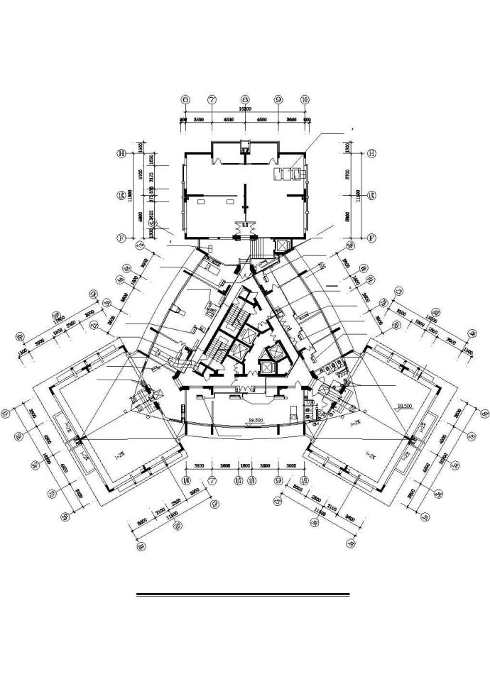 高层办公楼舒适性空调系统设计施工图_图1